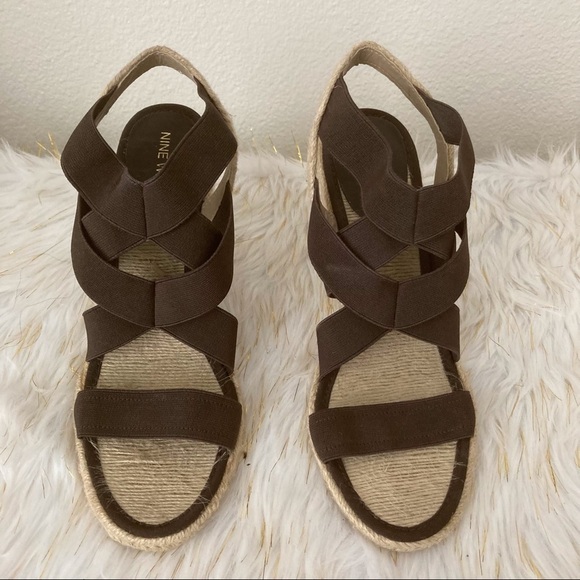 Nine West Wedge Sandals | Size 8 - Picture 1 of 7